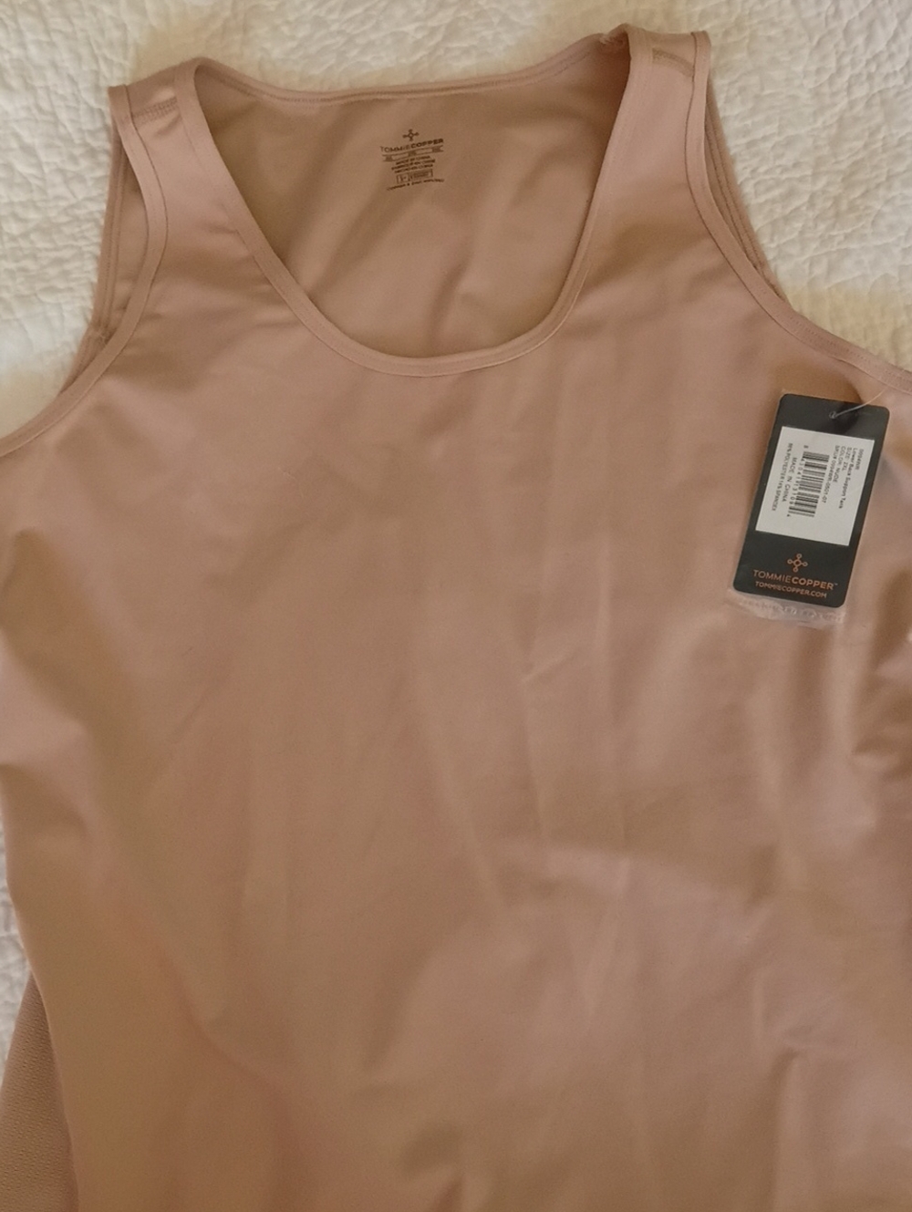 Tommie Cooper Women’s 2XL Lower Back Support Tank, Nude Color, New With Tags